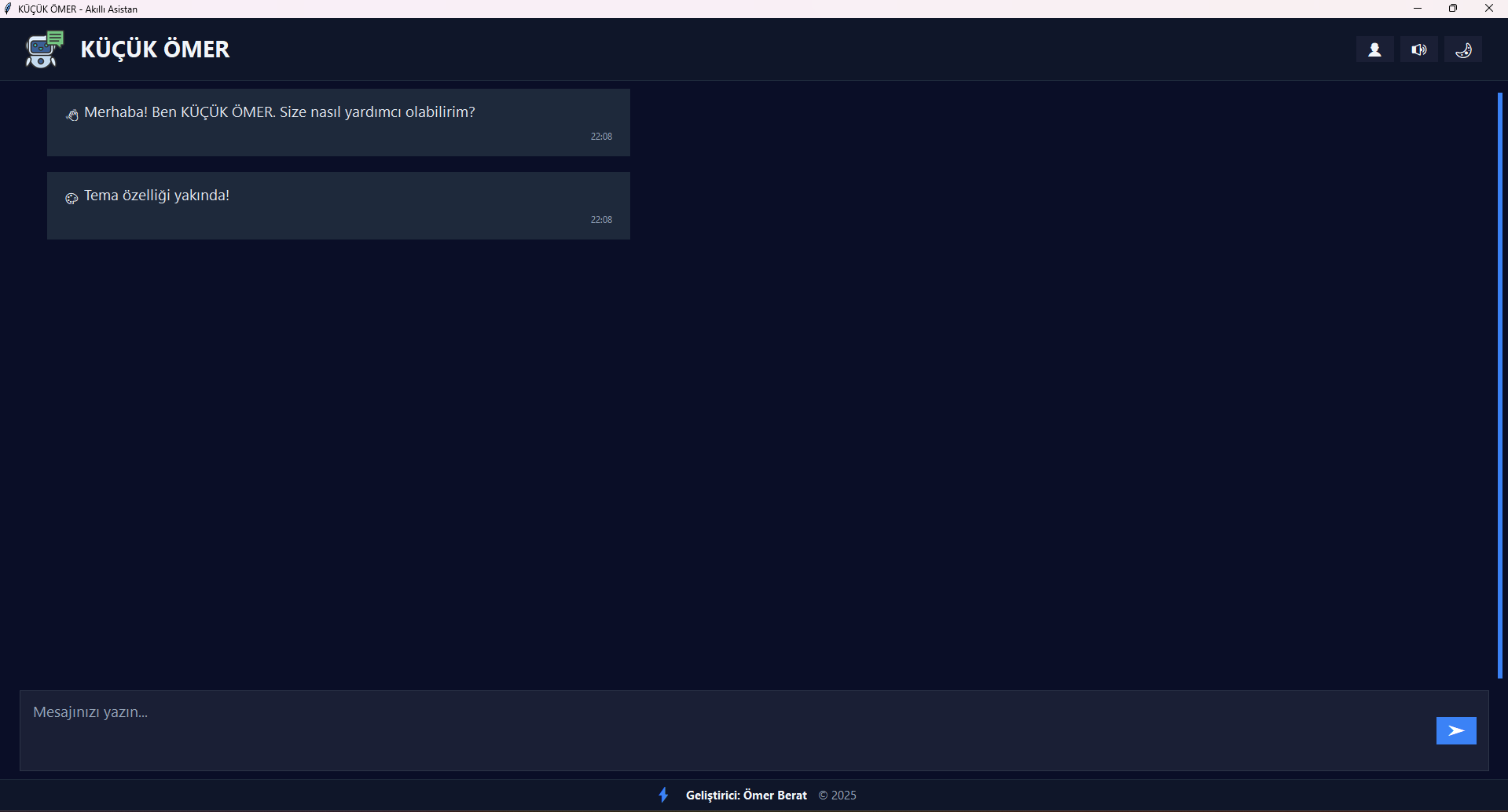 Küçük Ömer - Yapay Zeka Asistanı
